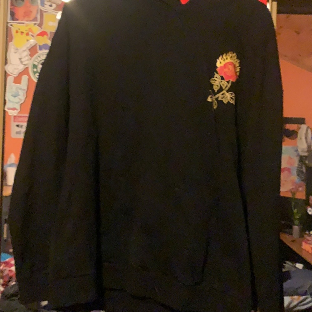 Burning rose hoodie🔥